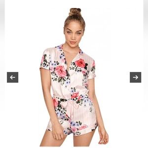 Victoria's Secret Sleep Collection Satin Romper